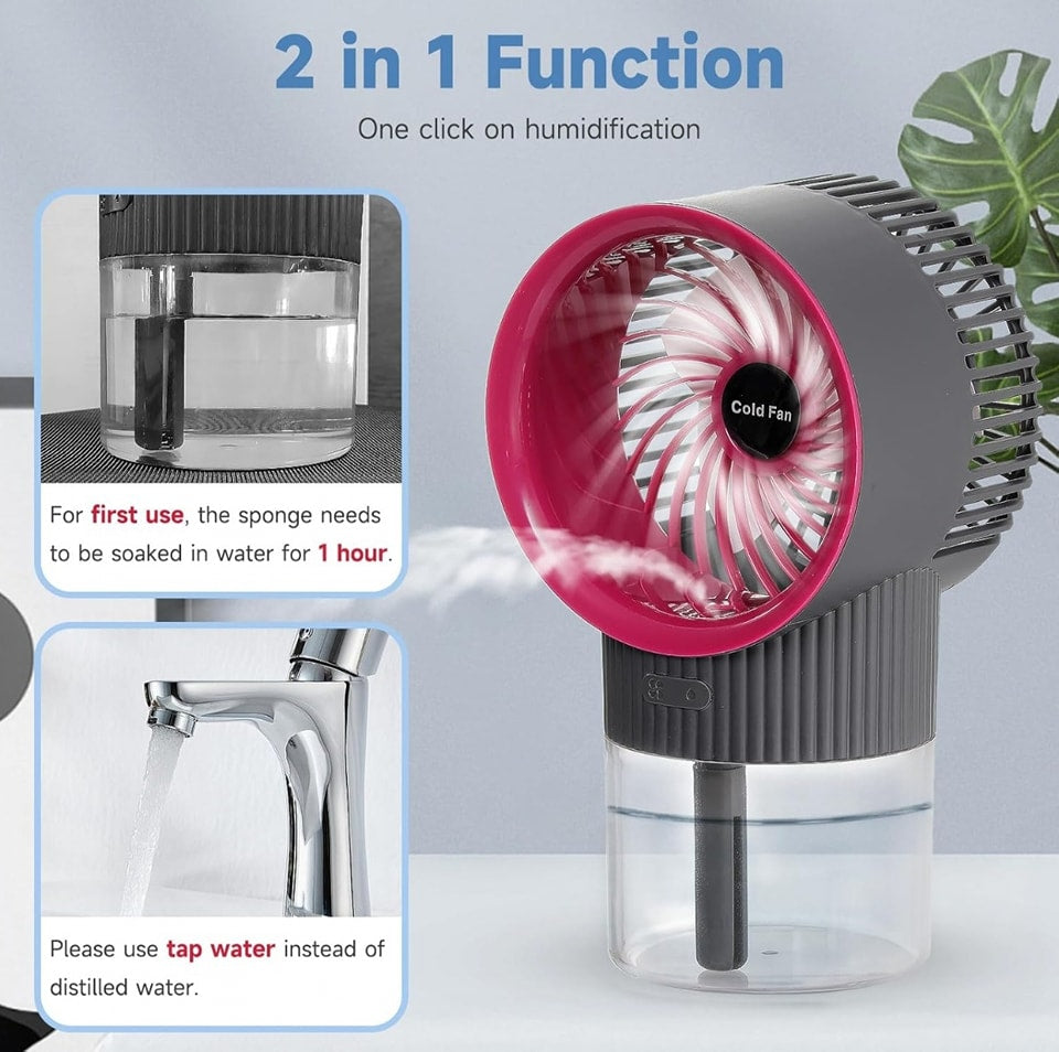 Ice Mist Air Conditioner Fan