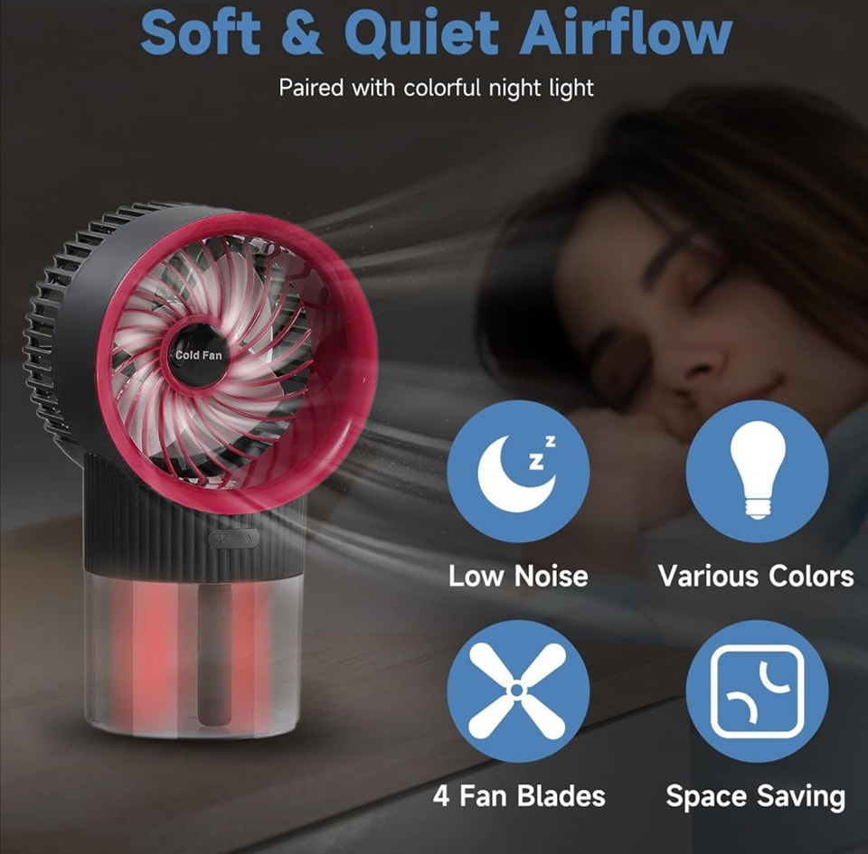 Ice Mist Air Conditioner Fan