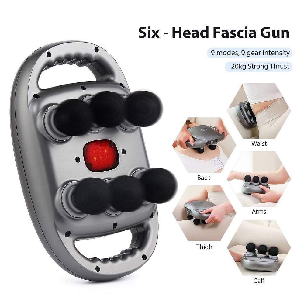 Massage Gun With 4 Heads