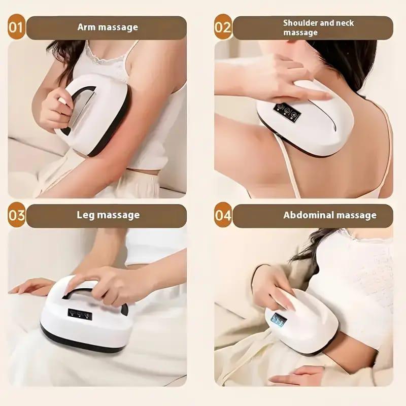 Roller heated massager