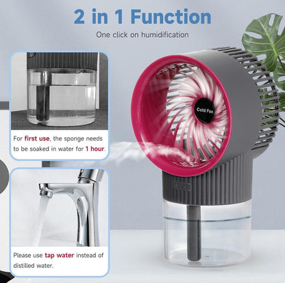 Ice Mist Air Conditioner Fan