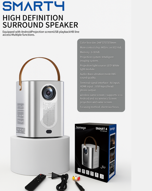 SMART4 Portable HD Projector