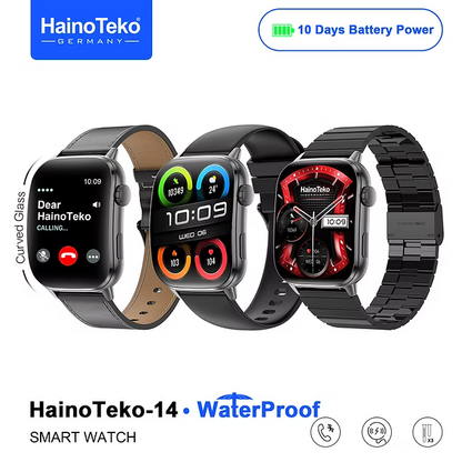 Haino Teko 14 Smartwatch Curved glass waterproof in Qatar