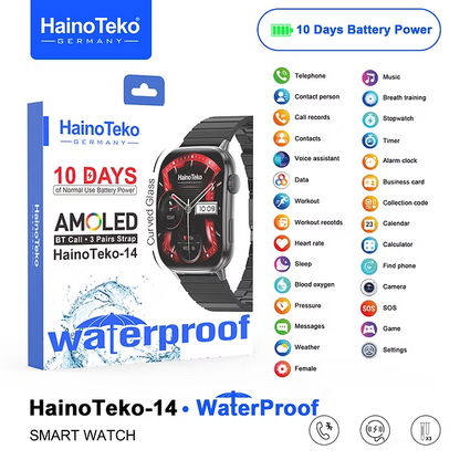 Haino Teko 14 Smartwatch Curved glass waterproof